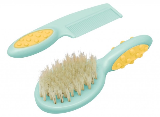 Щеточка с расческой, мятный