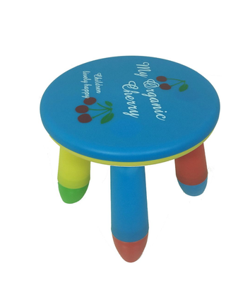 Стул круглый 28,5*25 см blue