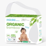 Трусики-подгузники "MIOKI" Organic bambooХХL 15+  кг (34 шт.)/4