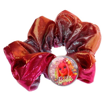 Аксессуары д/девочек Барби резинки тканевые