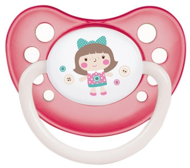 Пустышка 6-18 мес. силикон. ортодонт. 23/257