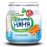 Пюре Фруто Няня морковь 80 г