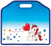 88818 Папка-портфель А4 UNICORNS на застежке- липучке, с ручкой