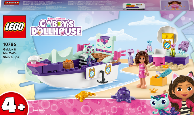 10786 Gabby's Dollhouse Корабль и спа Габби и МерКэта
