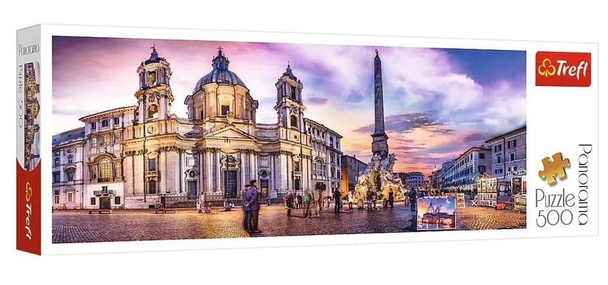 Пазл 500 Panorama. Площадь Навона, Рим