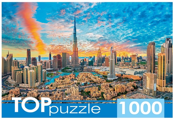 Пазлы 1000 эл. "Закат в Дубае"