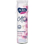 Ватные диски AURA (120 шт) 