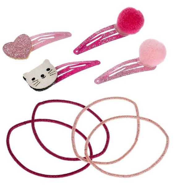 Аксессуары д/девочек Энчантималс набор аксессуаров для волос Кошка