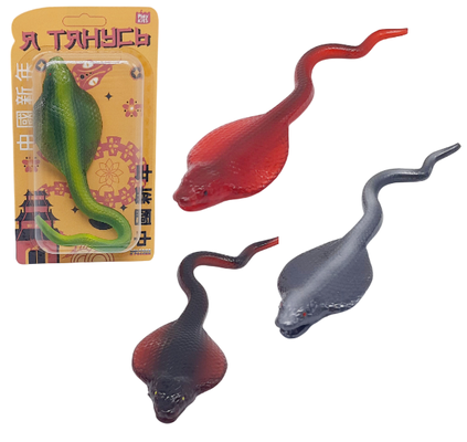 Тянущаяся фигурка "Змея", ассорти, блистер