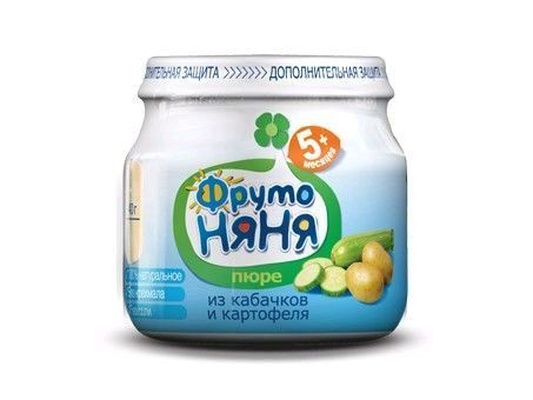 Пюре Фруто Няня кабачок, картофель 80 г.