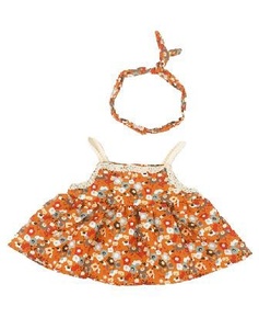 2 Сарафан оранжевый с повязкой