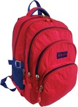 86809 Рюкзак подростковый, цвет-красный. 3 отделения