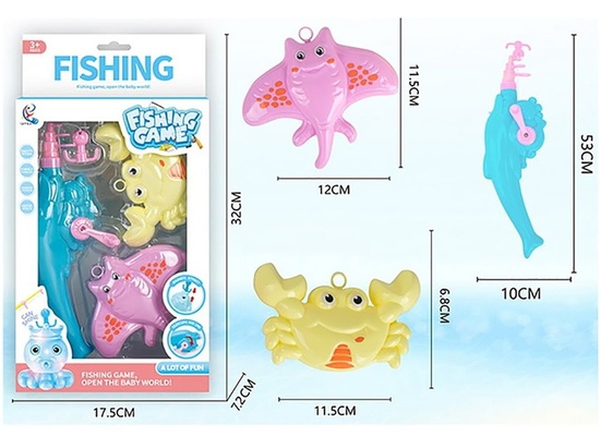 Рыбалка магнитная со св., 32*7*17, коробка