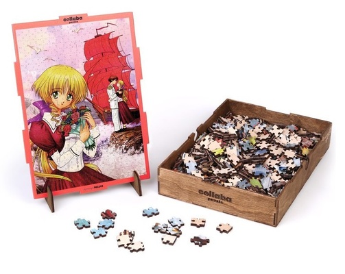 Пазлы деревянные "Алые паруса", 504 детали, размер 30*42 см