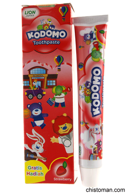 Зубная паста клубника 40г/36