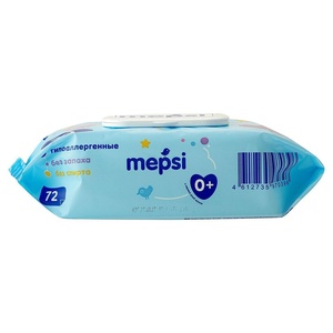Mepsi Салфетки влажные гипоаллергенные 72 шт.
