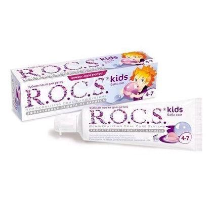 Зубная паста Рокс Бабл Гам