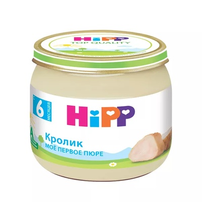 Пюре Хипп кролик 80 гр.