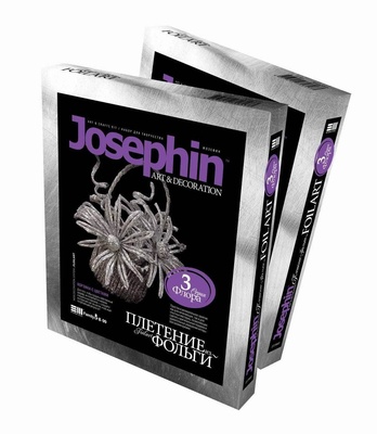 277003 Плетение из фольги "Корзиночка с цветами"