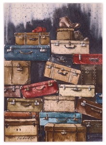 Пазлы деревянные "Красные ботиночки", 504 детали, размер 30*42 см