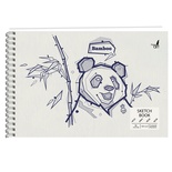 Скетчбук А5+ 165x248, 80л. Panda book