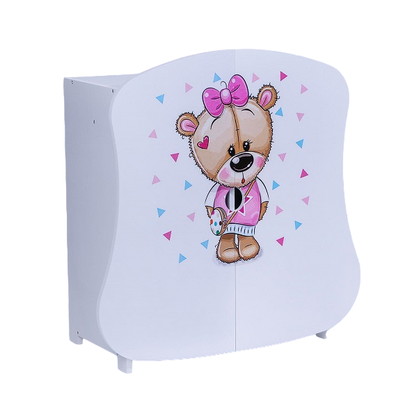 Шкаф "Кокетка" серия "Мишутки" 