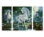 Триптих "Единорог в сказочном лесу" 50х80 см