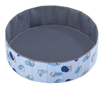 Сухой бассейн голубой с рисунком M 100*30см