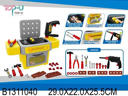 Набор инструментов, свет, звук 29/22/25,5 см