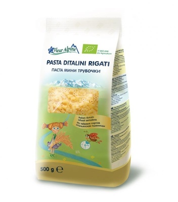 Флёр Альпин Паста Органик "Мини Трубочки" 500 гр/20