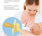 Пустышка 27542 6+ мес, латекс.скош. сосок