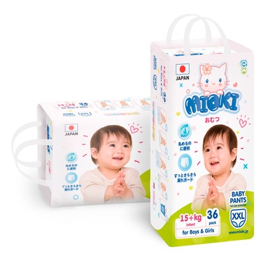 Трусики-подгузники "MARABU" ХХL 15+  кг (34 шт.)/4