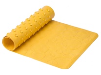Коврик для ванны антискользящий резиновый  ROXY-KIDS 35х76 см желтый