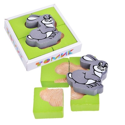 Кубики "Собирайка. Зайка"