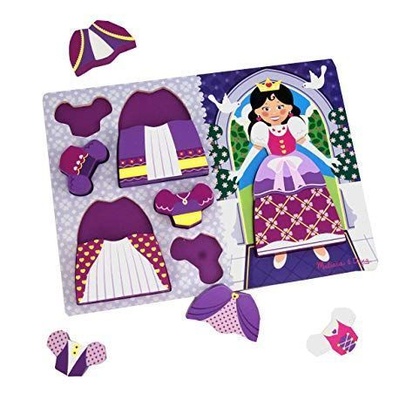 Деревянная рамка-вкладыш "Принцесса"