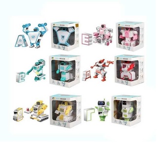 Робот-трансформер (трансформация в русские буквы)