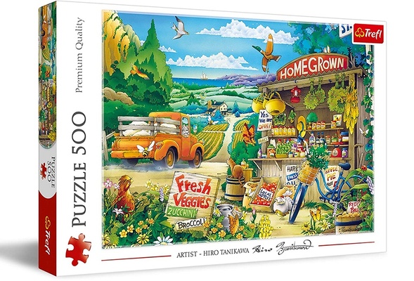 Пазл 500 дет. Утро в деревне