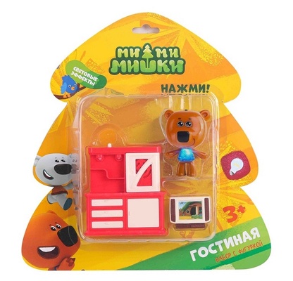 Игровой набор Кеша со светом Гостиная
