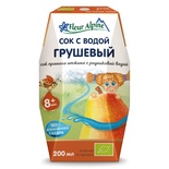 Сок Флёр Альпин Прямого отжима с родниковой водой Груша с 8 мес. 200 мл./24