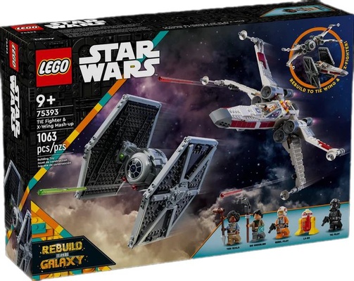 75393 Звездные войны Смешанные истребители TIE Fighter & X-Wing