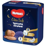 Huggies Элит Софт ночные трусики-подгузники 3 ( 6-11 кг) 23 шт