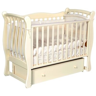 Кровать Luiza-3 универс.маятник, ящик, слон. кость