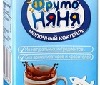 (БЗМЖ) Сок Фруто Няня коктейль Молочный с какао 0,2л 2,8%