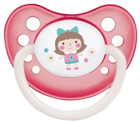 Пустышка 6-18 мес. силикон. ортодонт. 23/257 