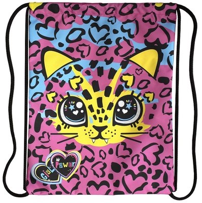 88479 Мешок для обуви Леопард 1 отделение, 320*420 мм, полиэстер, 210 ден