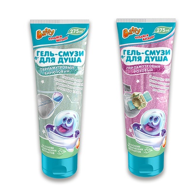 Гель-смузи для душа детский серии "Космический" 