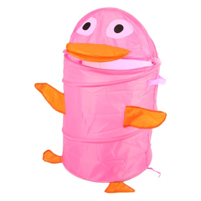 Корзина для игрушек Утёнок 38*45см (розовая)