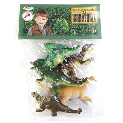 Динозавры 13см, 5шт. в ассорт. в пак.