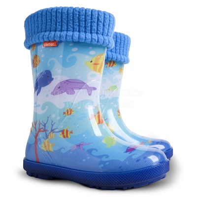 Сапоги 0448 EG р.20/21 океан, резина.