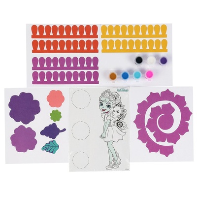 Холст "Энчантималс" для росписи с декорированием 17*23 см